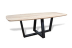 Deens ovale eiken eettafel Hanzel