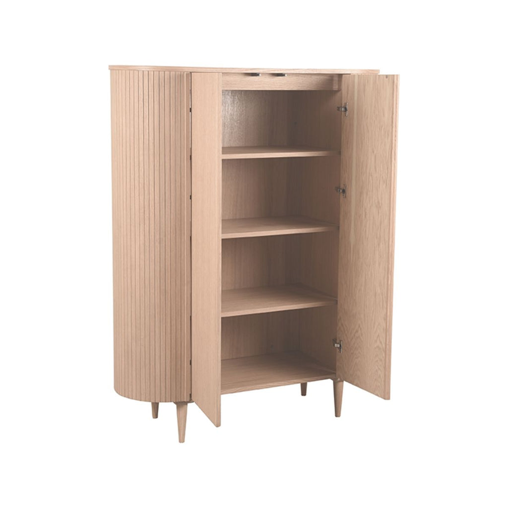 Eiken opbergkast Oliva naturel