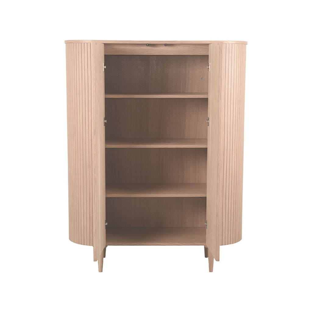 Eiken opbergkast Oliva naturel