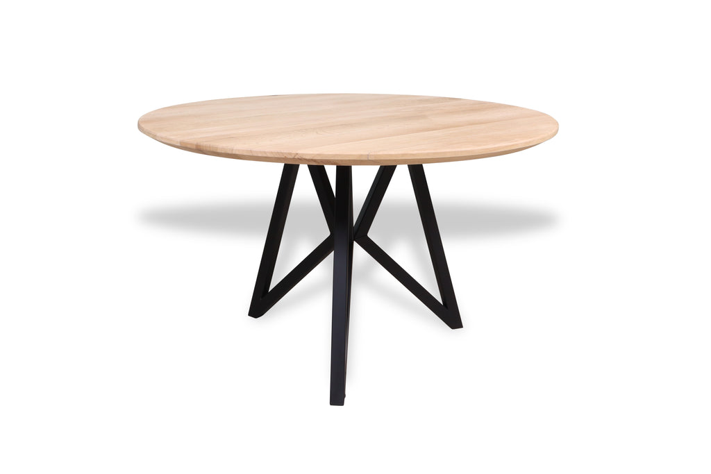 Eiken ronde eettafel Bjorn