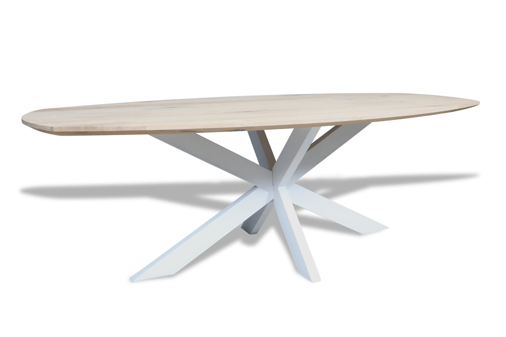 Zweeds ovale eiken eettafel Aslak