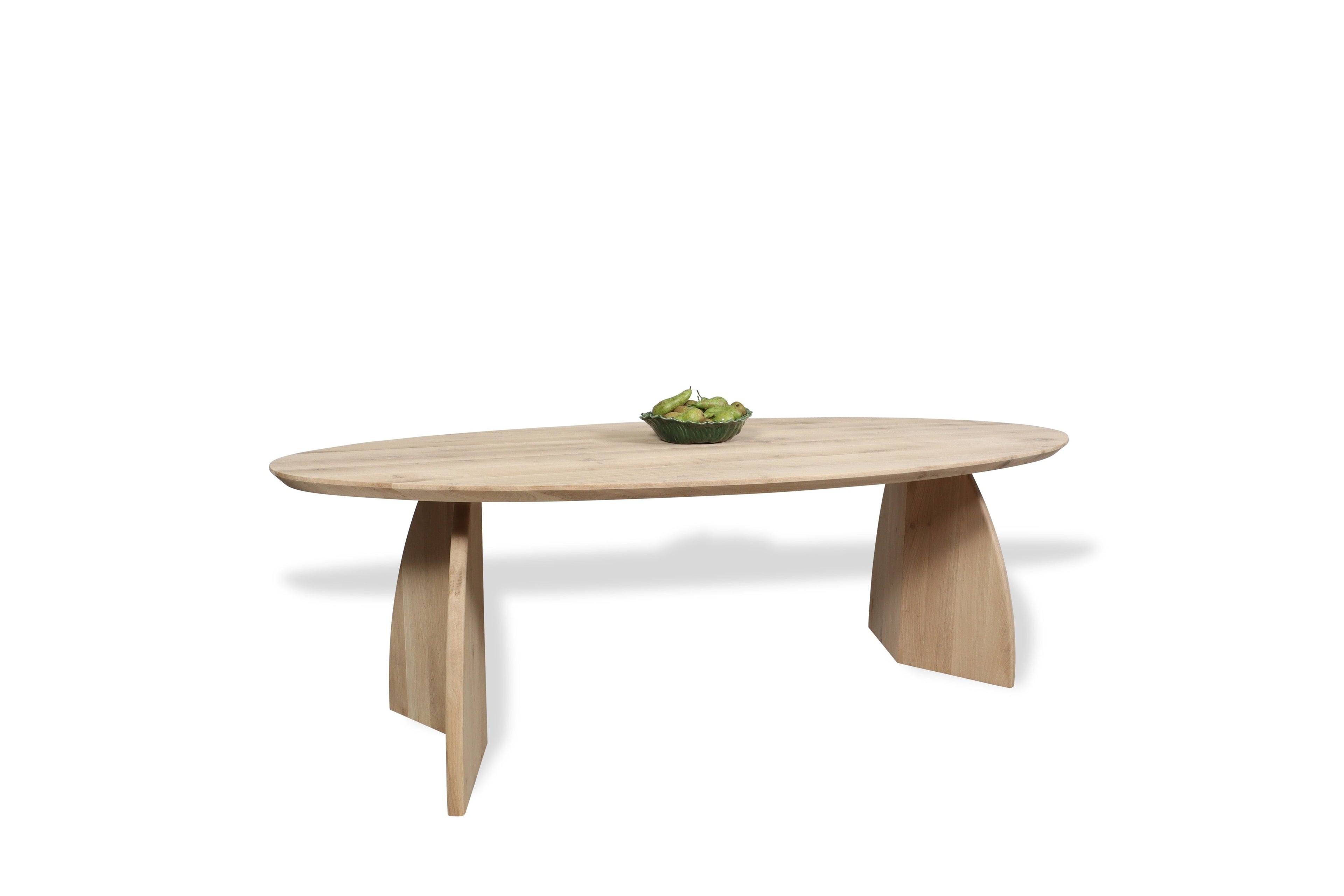 Ovale eiken eettafel Svavar