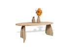 Ovale eiken eettafel Fraegur