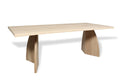 Eiken boomstam eettafel Hjortur