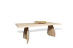 Eiken boomstam eettafel Hjortur