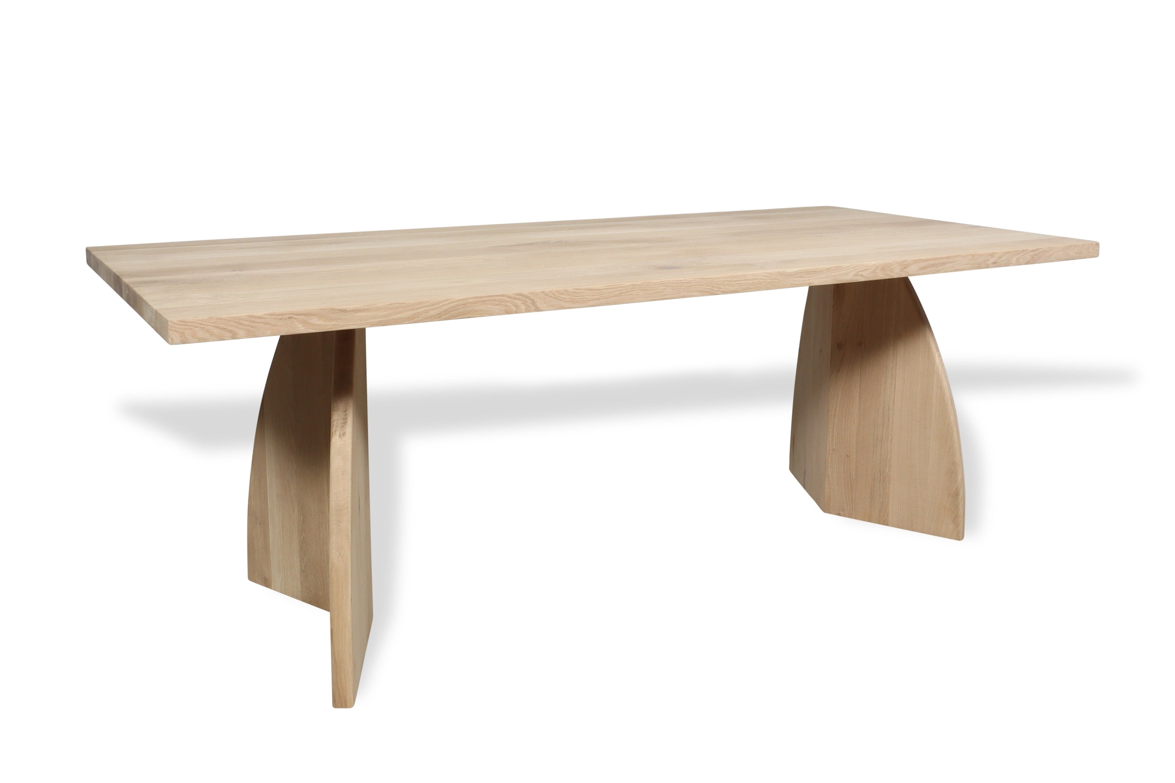 Rechthoekige eiken eettafel Torir