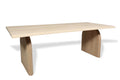 Eiken boomstam eettafel Eirikur