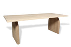 Eiken boomstam eettafel Eirikur