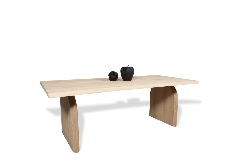 Eiken boomstam eettafel Eirikur