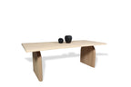 Eiken boomstam eettafel Eirikur
