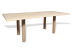 Eiken boomstam eettafel Foss