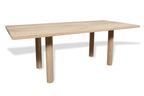 Rechthoekige eiken eettafel Ylfa
