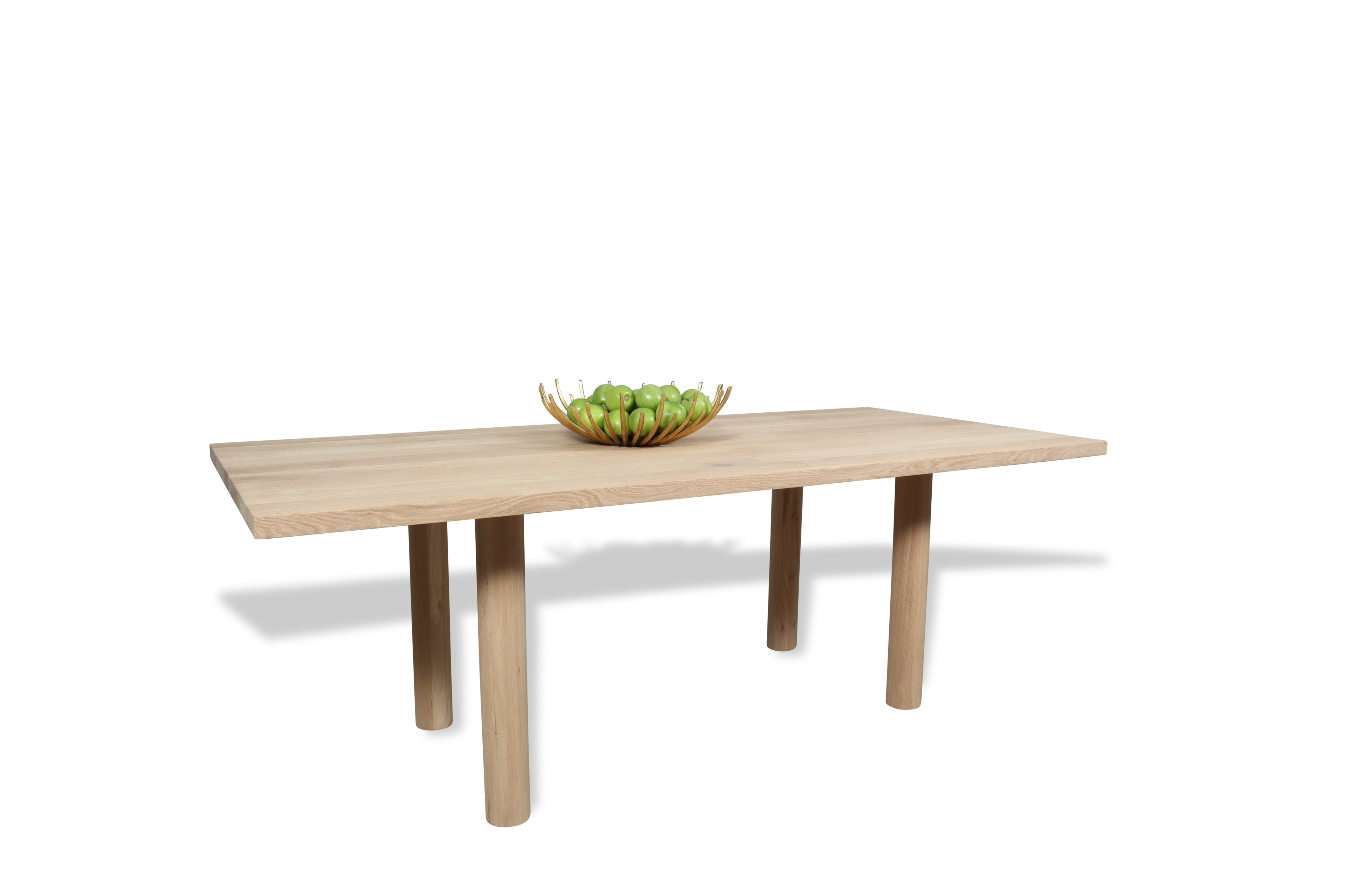 Rechthoekige eiken eettafel Ylfa