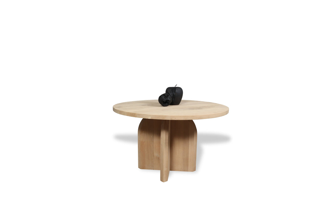 Eiken ronde eettafel Jon