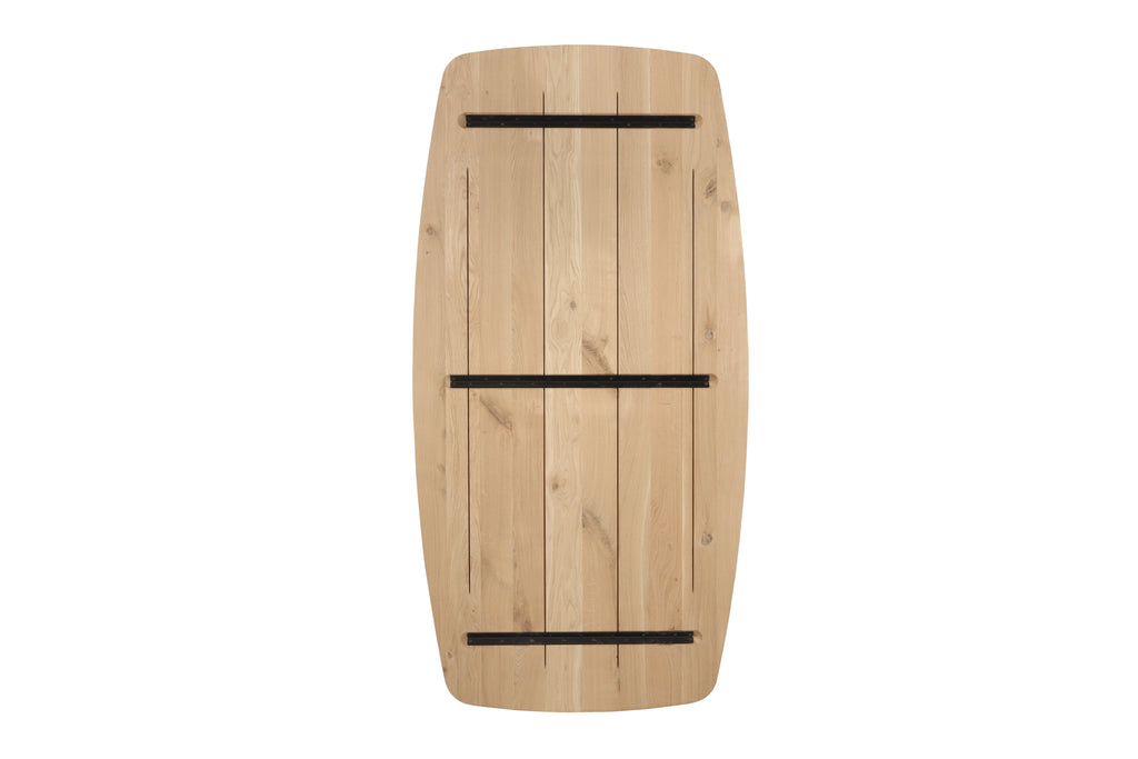 Deens ovale eiken eettafel - SlimLine
