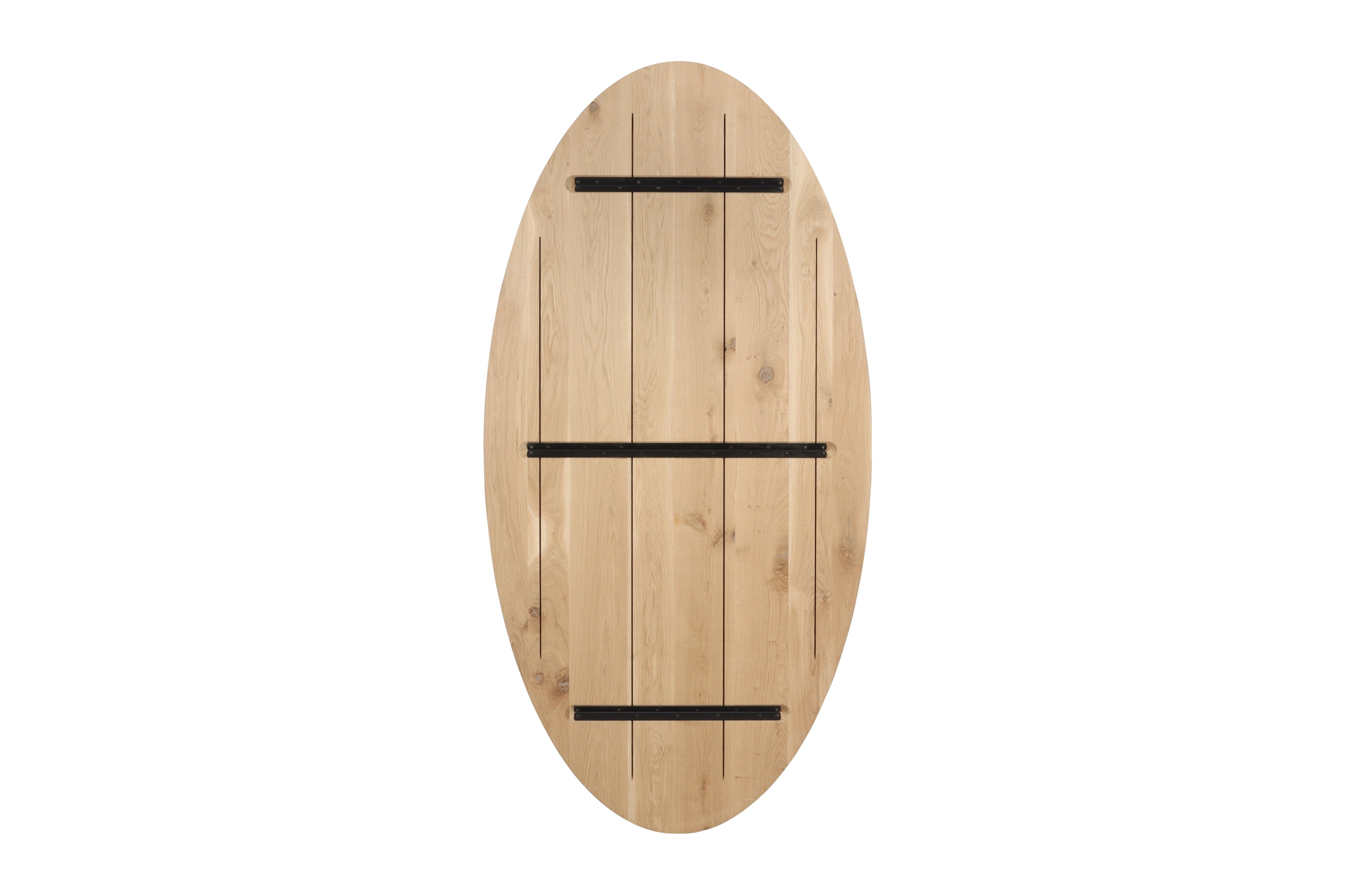 Eiken ovaal tafelblad 40mm