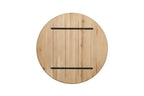 Eiken ronde eettafel Birger