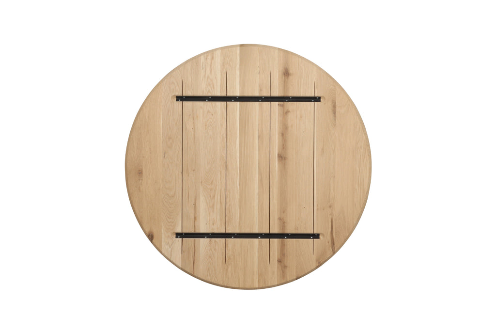 Eiken rond tafelblad 40mm
