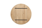 Eiken rond tafelblad 40mm