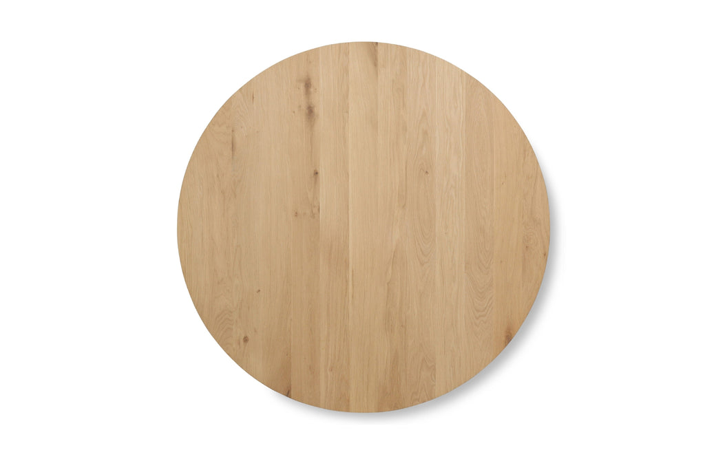 Eiken ronde eettafel Axel