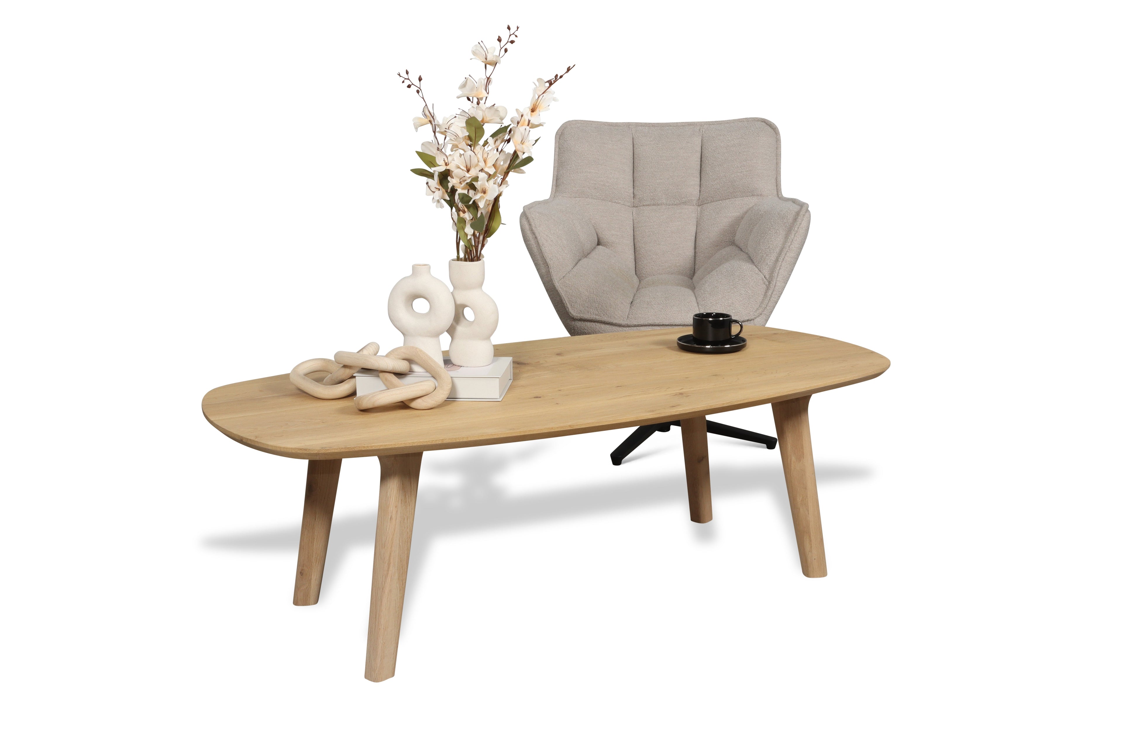 Eiken salontafel Erling