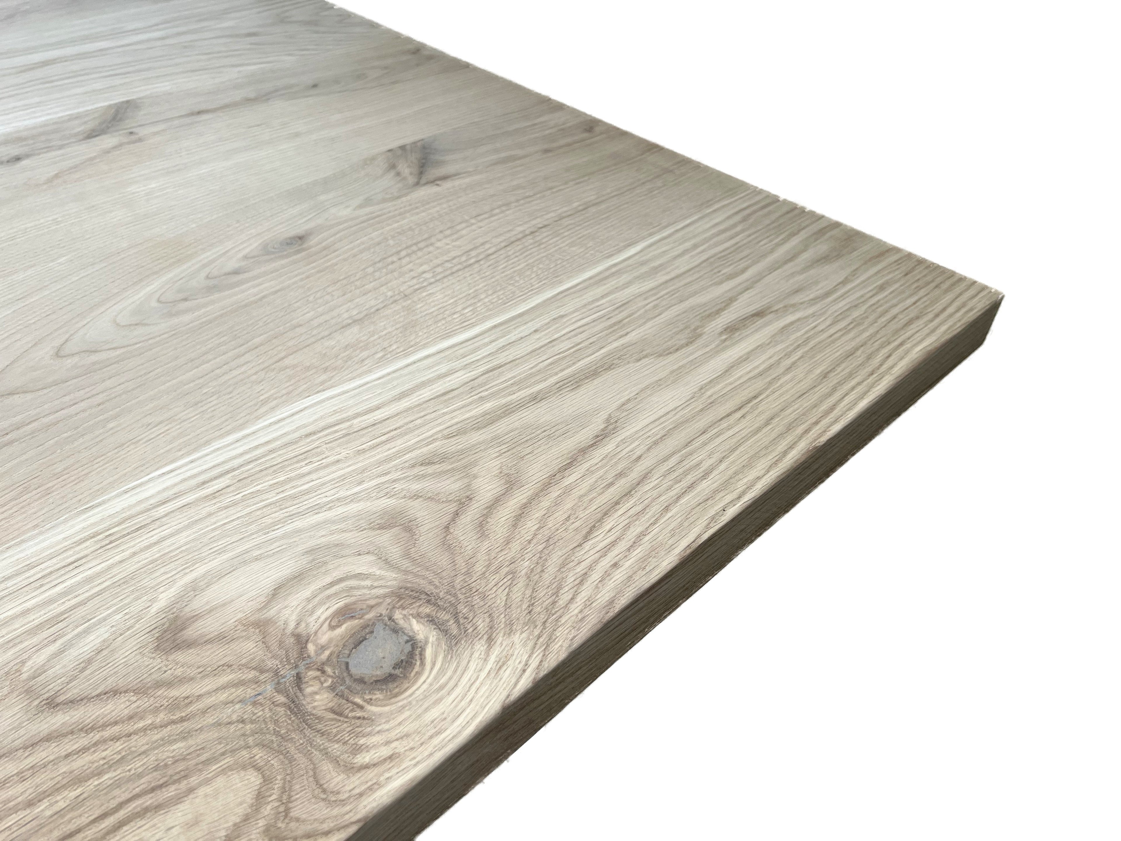 Rechthoekige eiken eettafel Ylfa