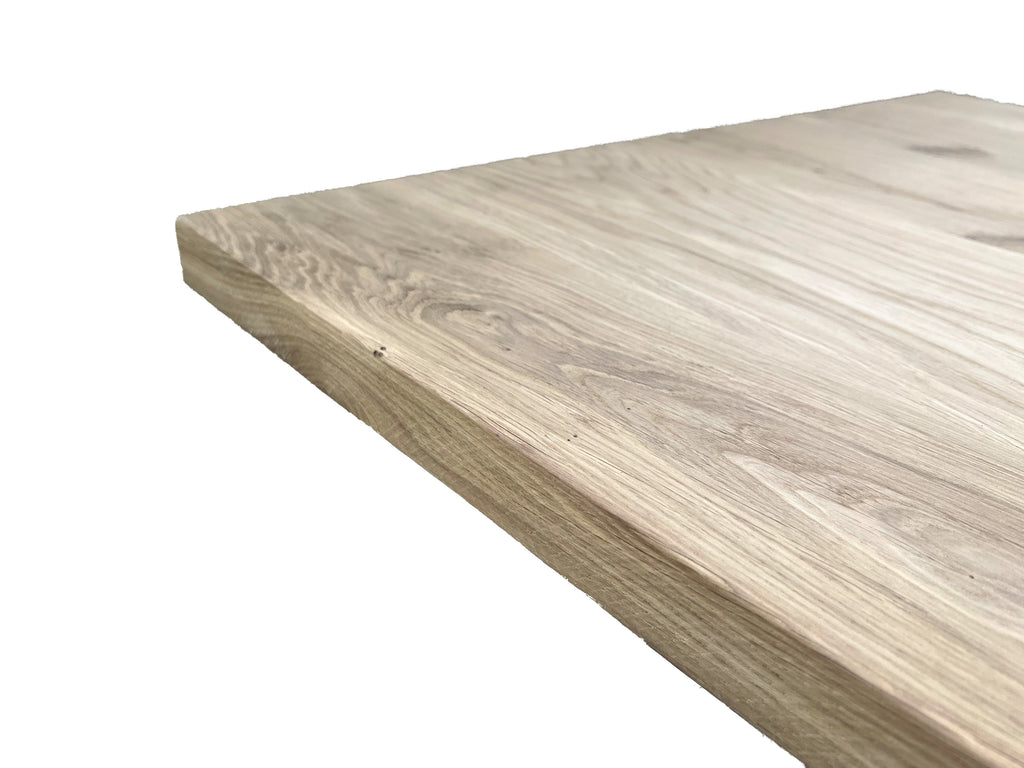 Rechthoekige eiken eettafel Aleiga