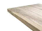 Rechthoekige eiken eettafel Aleiga
