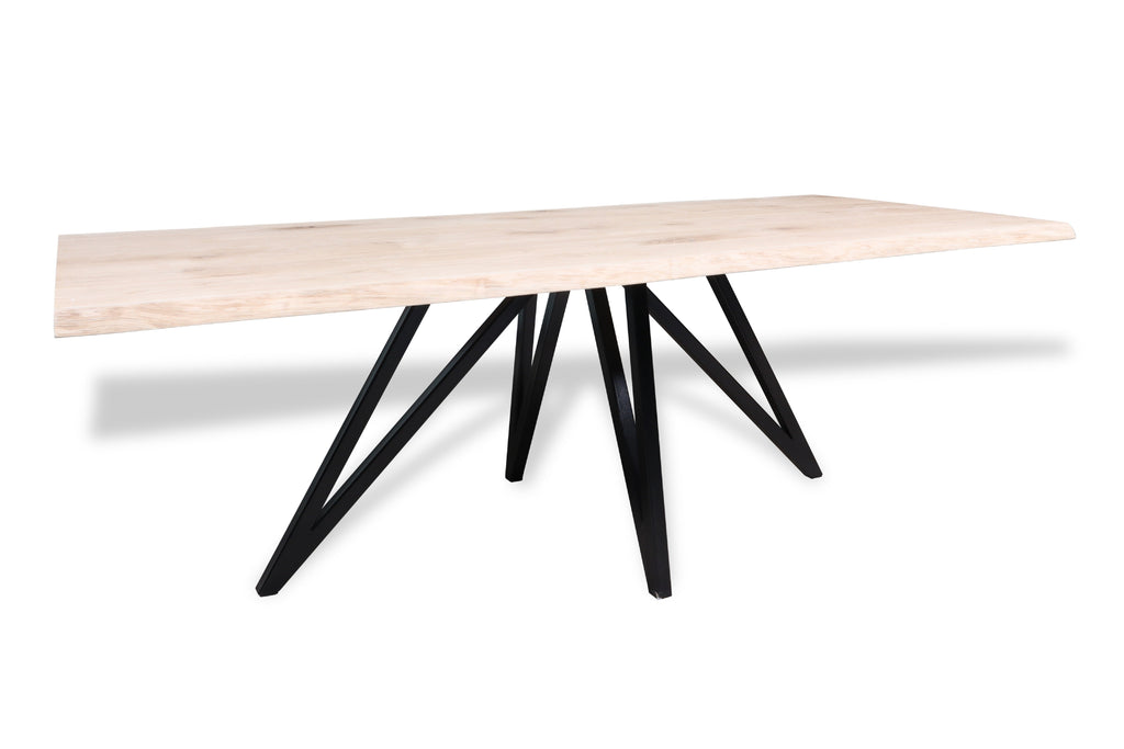 Eiken boomstam eettafel Isak