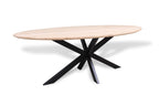 Ovale eiken eettafel Ivar