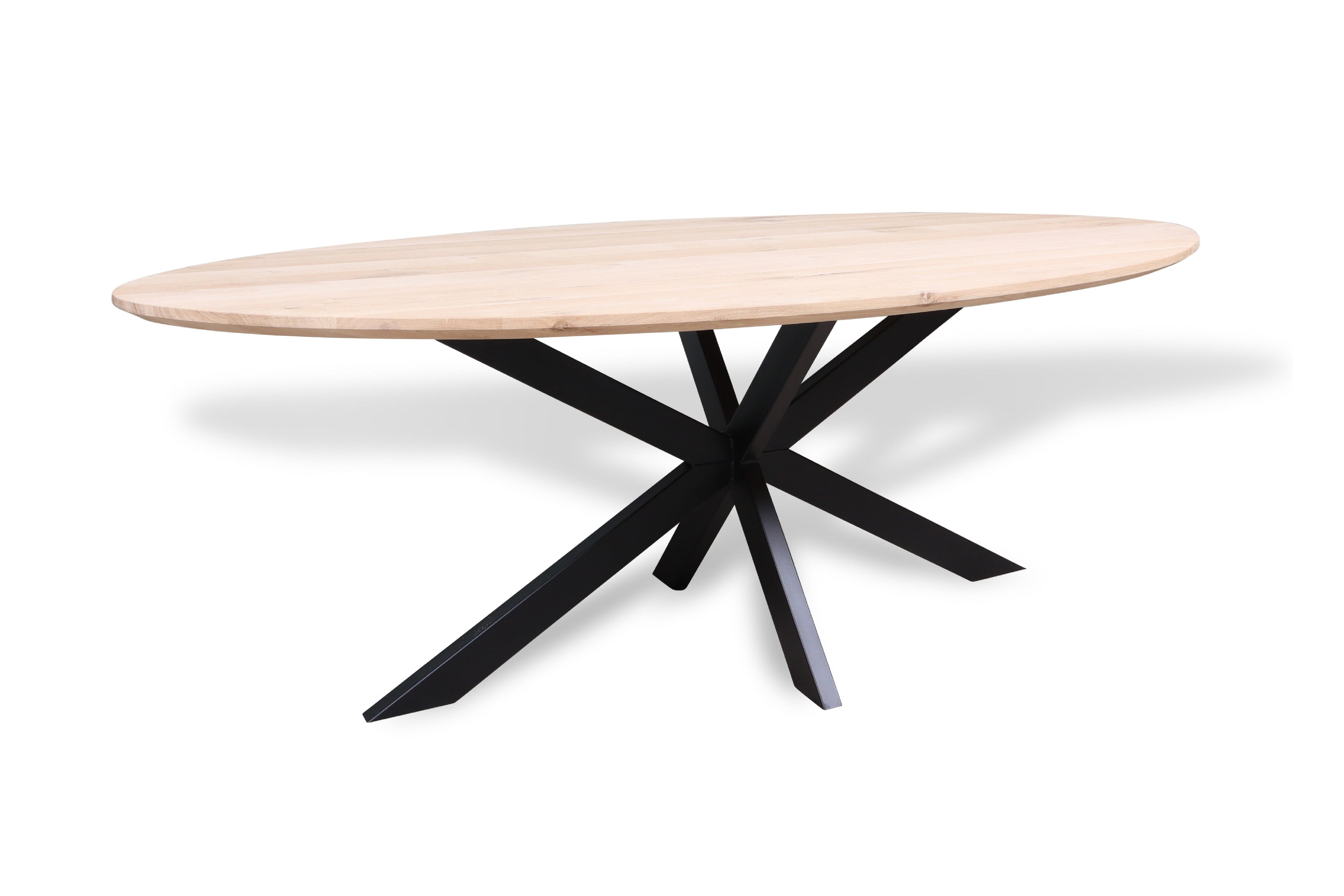 Ovale eiken eettafel Ivar