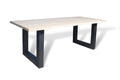 Eiken boomstam eettafel Jannike