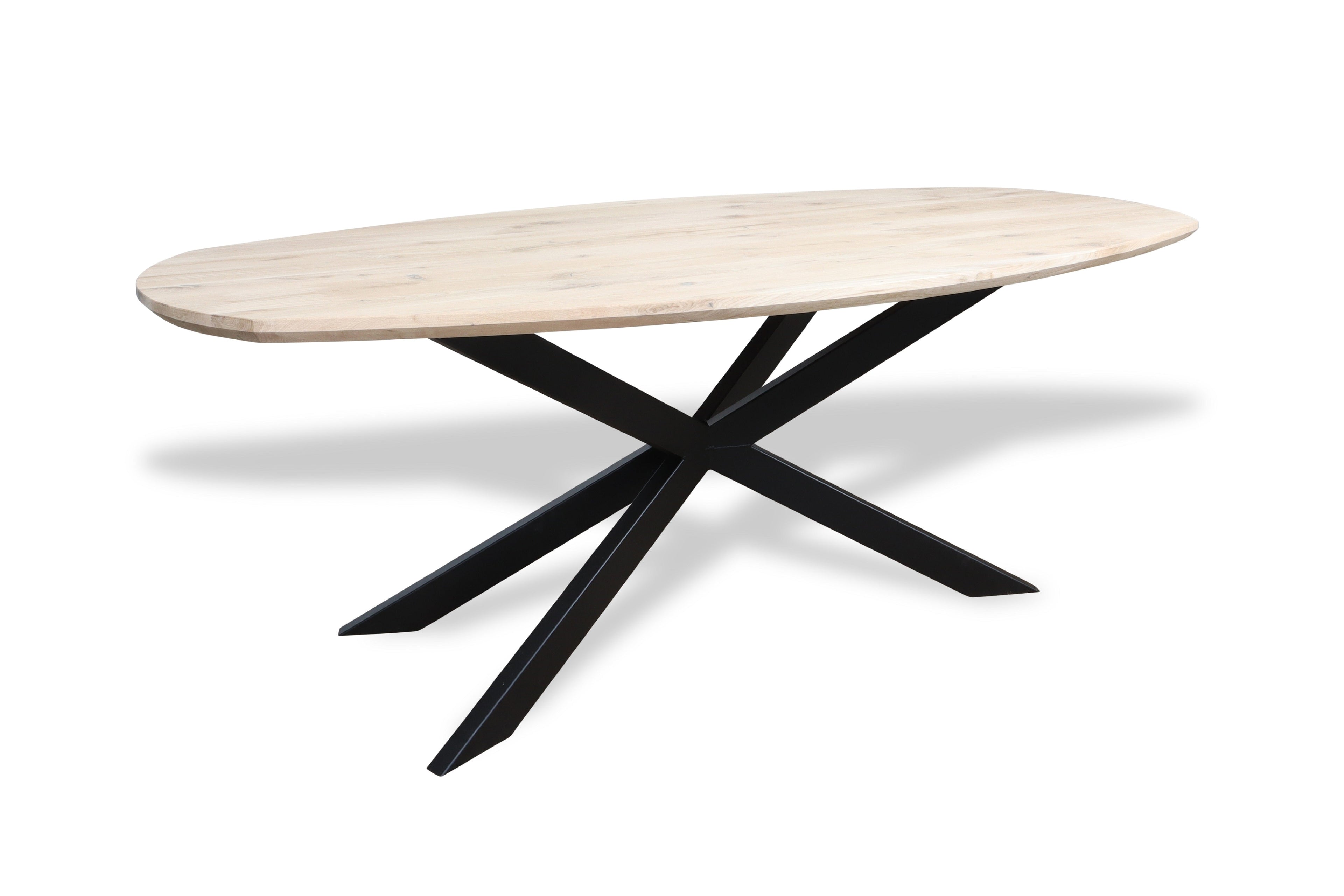 Zweeds ovale eiken eettafel Jenson