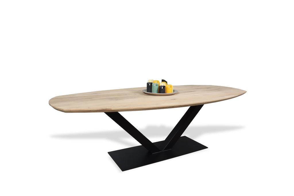 Zweeds ovale eiken eettafel Jonas