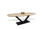 Zweeds ovale eiken eettafel Jonas