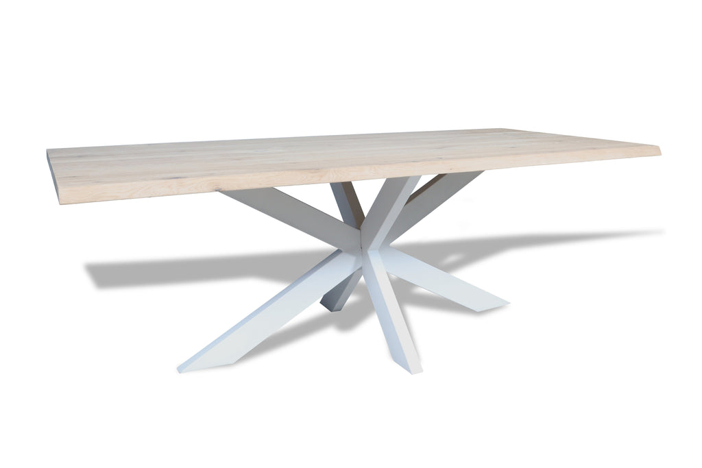 Eiken boomstam eettafel Kaja