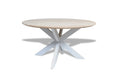 Eiken ronde eettafel Lilly