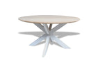 Eiken ronde eettafel Lilly