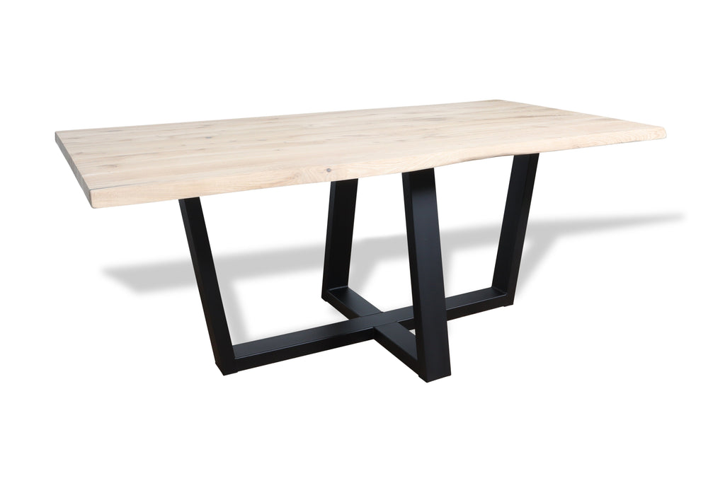Eiken boomstam eettafel Lovisa