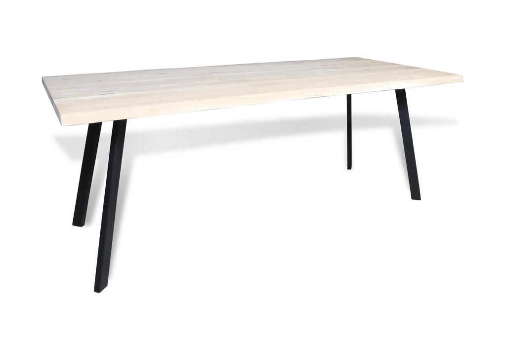Eiken boomstam eettafel Madita
