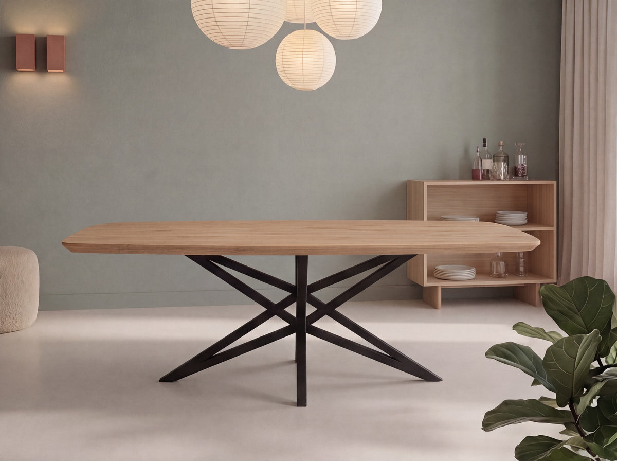 Deens ovale eiken eettafel Merete