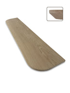 Eiken wandplank afgerond 40mm