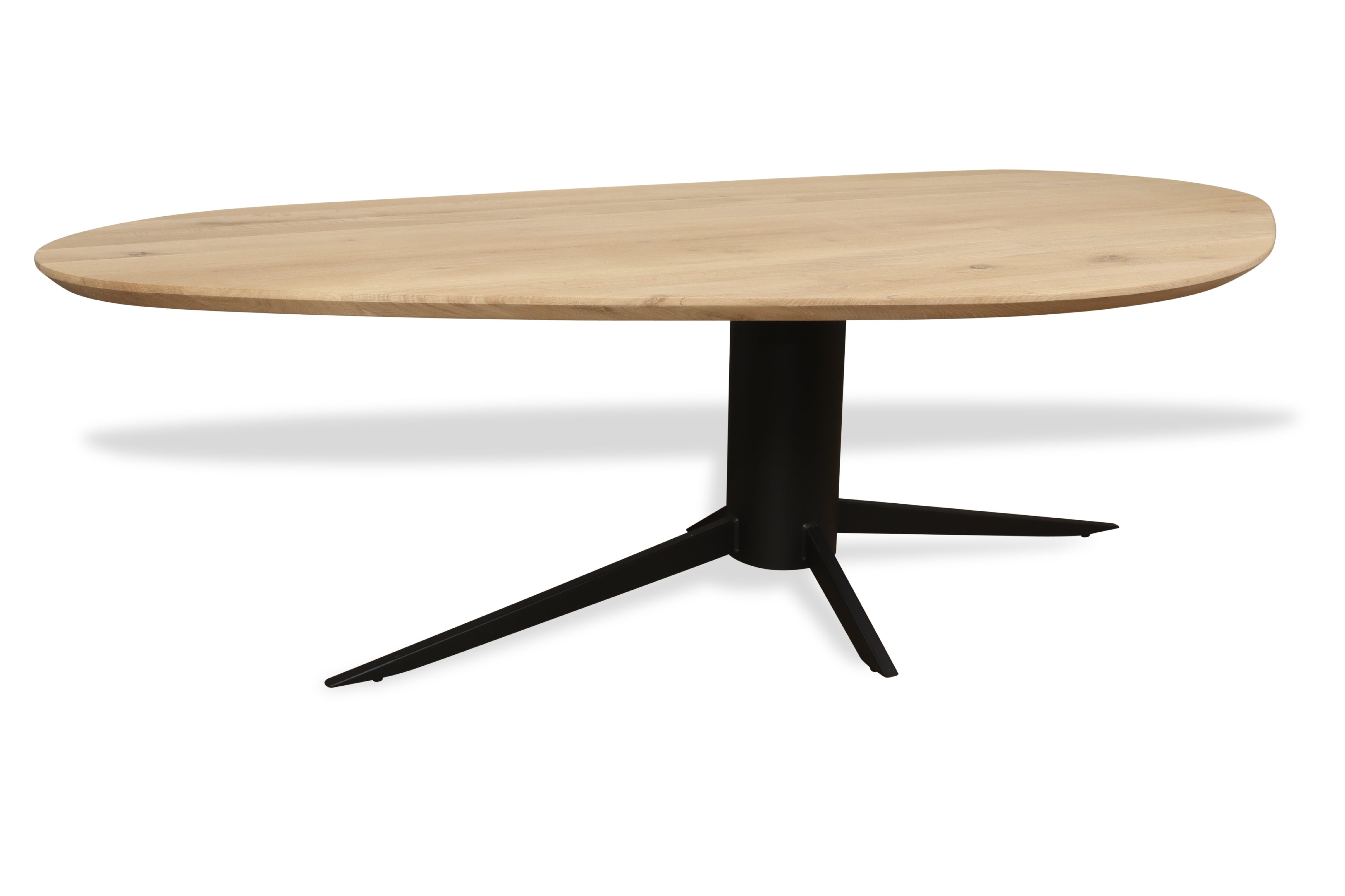 Organische eiken eettafel Leif