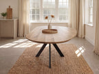Organische eiken eettafel Metta