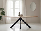 Organische eiken eettafel Metta
