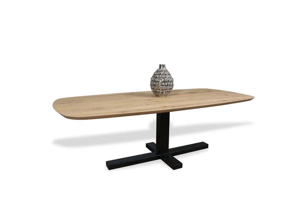 Deens ovale eiken eettafel Oskar