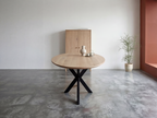 Ovale eiken eettafel Ivar