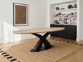 Ovale eiken eettafel Timian