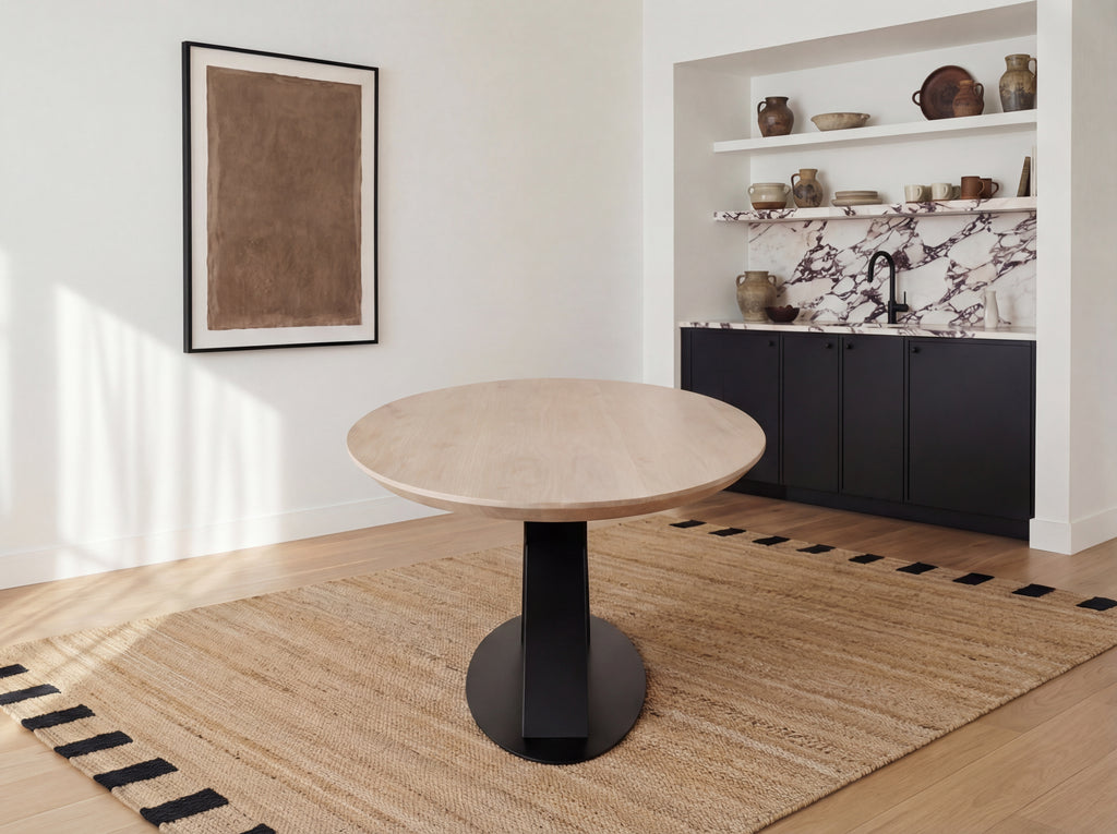 Ovale eiken eettafel Timian