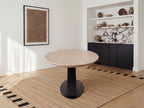 Ovale eiken eettafel Timian